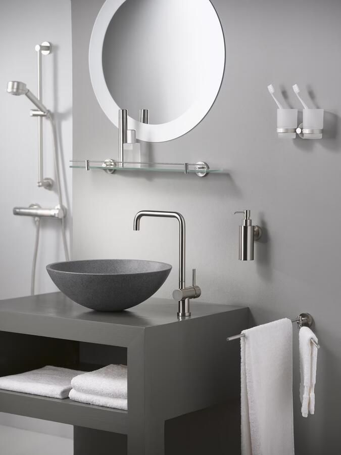 Haceka Planchet Kosmos | Wandmontage | 60 | Messing | Rond | Chroom - Foto 2