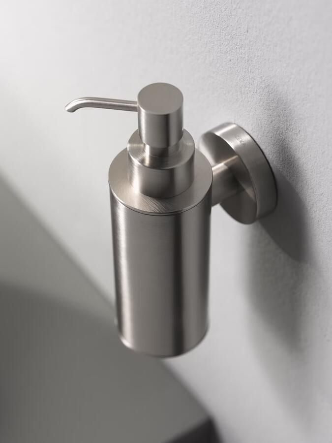 Haceka Zeepdispenser Kosmos | Wandmontage | Messing | Rond | RVS look - Foto 3