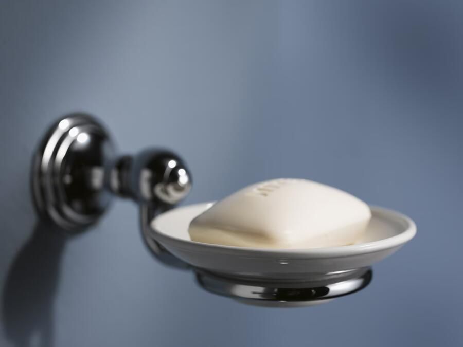 Haceka Zeephouder Allure | Wandmontage | Messing | Vintage | Chroom - Foto 2