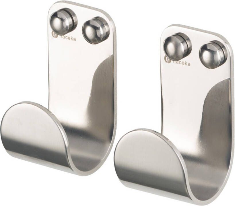 Haceka Handdoekhaak IXI Polished Gepolijst RVS (per twee stuks verpakt)