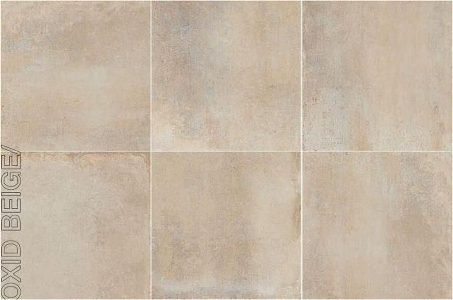 Herberia Ceramiche Oxid Vloer- en wandtegel | 90x90 cm | Mat Beige - Foto 3