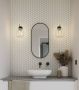 Hipp Design Badkamerspiegel metalen frame SPV8600BLI | 120x60 cm | Ovaal | Zwart - Thumbnail 1