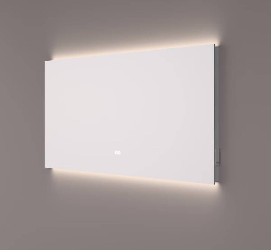 Hipp Design Badkamerspiegel SPV10000 | 140x60 cm | Indirecte LED verlichting | Touch button | Met spiegelverwarming