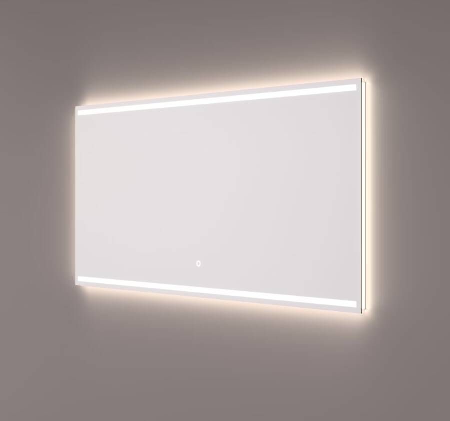 Hipp Design Badkamerspiegel SPV7000 | 80x60 cm | Directe LED verlichting | Touch button | Met spiegelverwarming