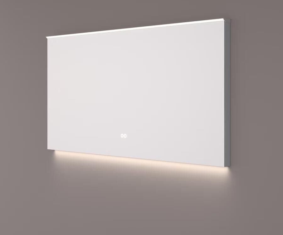 Hipp Design Badkamerspiegel SPV11000 | 100x70 cm | Directe en indirecte LED verlichting | Touch button | Met spiegelverwarming