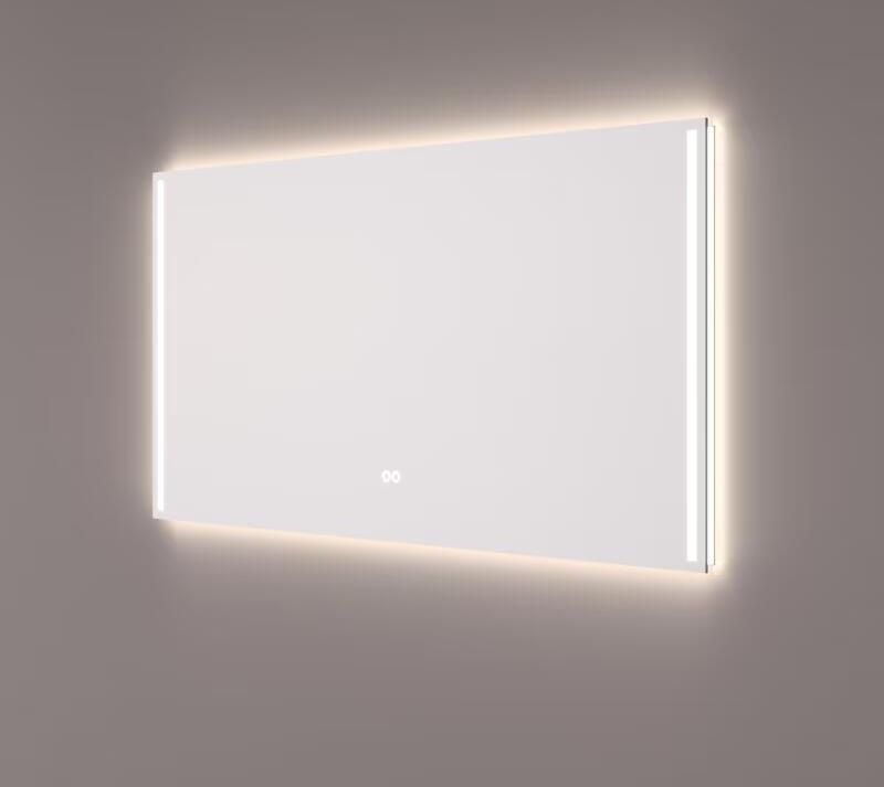 Hipp Design Badkamerspiegel SPV12000 | 80x70 cm | Directe en indirecte LED verlichting | Touch button | Met spiegelverwarming - Foto 3
