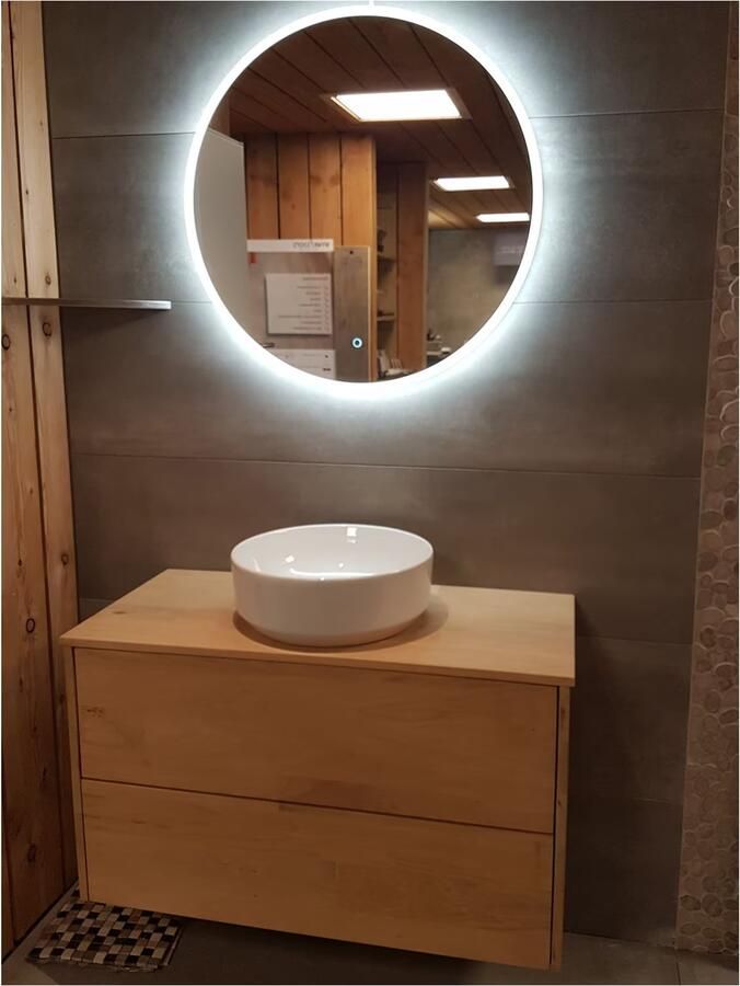 Hipp Design Badkamerspiegel SPV13000 | 100 cm | Indirecte- en directe LED verlichting | Touch button | Met spiegelverwarming - Foto 3