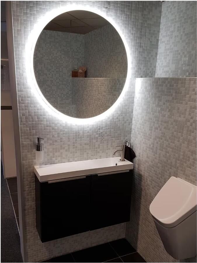 Hipp Design Badkamerspiegel SPV13000 | 120 cm | Indirecte- en directe LED verlichting | Touch button | Met spiegelverwarming