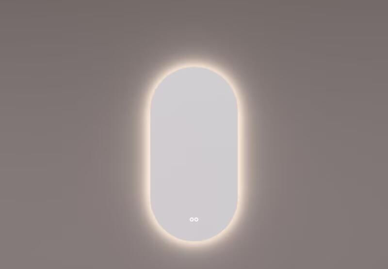 Hipp Design Badkamerspiegel SPV14900 | 50x100 cm | Indirecte LED verlichting | Touch button | Met spiegelverwarming - Foto 2