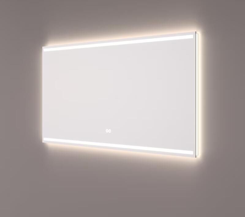 Hipp Design Badkamerspiegel SPV7000 | 100x70 cm | Directe LED verlichting | Touch button | Met spiegelverwarming - Foto 3