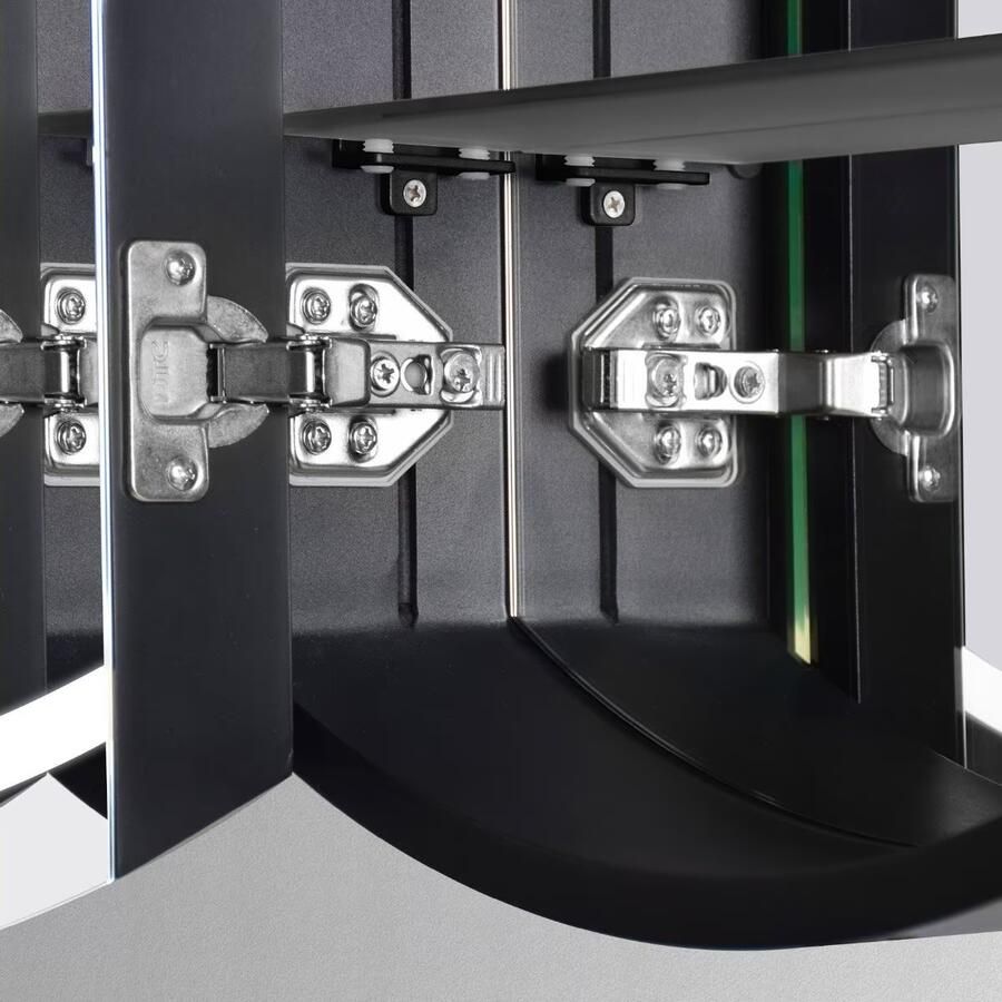 Hipp Design spiegelkast SPK91000 | 120x70x13 cm | Dubbelzijdige verlichting | Met spiegelverwarming en stopcontact - Foto 2