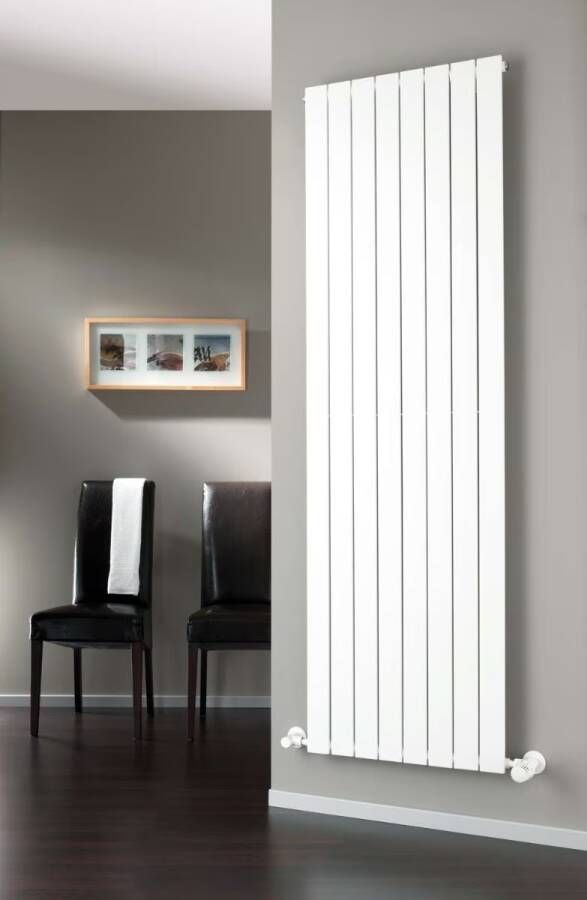 HSK Design Radiator Alto | 46.4x200 cm | CV radiator | Zij- en Midden aansluiting | 1020 watt | Wit