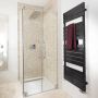 HSK Design Radiator Lavida| 55x112 cm | CV en of electrische werking | Zij aansluting | 568 watt | Antraciet - Thumbnail 1