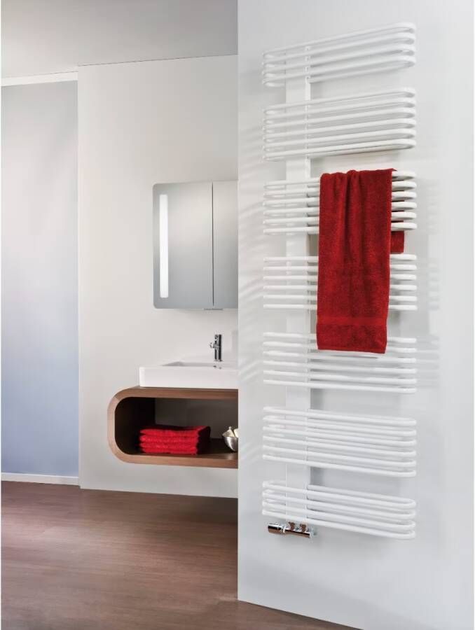 HSK Design Radiator Premium| 60x121.5 cm | CV en of electrische werking | Zij aansluiting | 1010 watt | Wit
