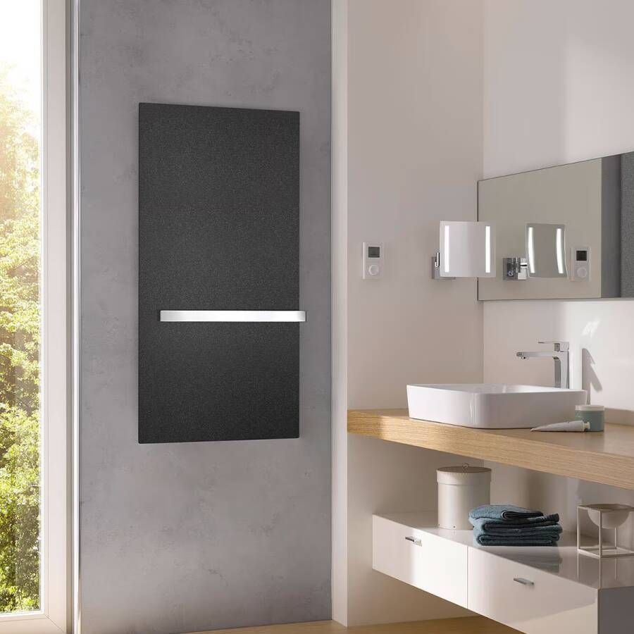 HSK Design Radiator Retango | 60x120 cm | Infrarood metaalfront | Grafiet-zwart