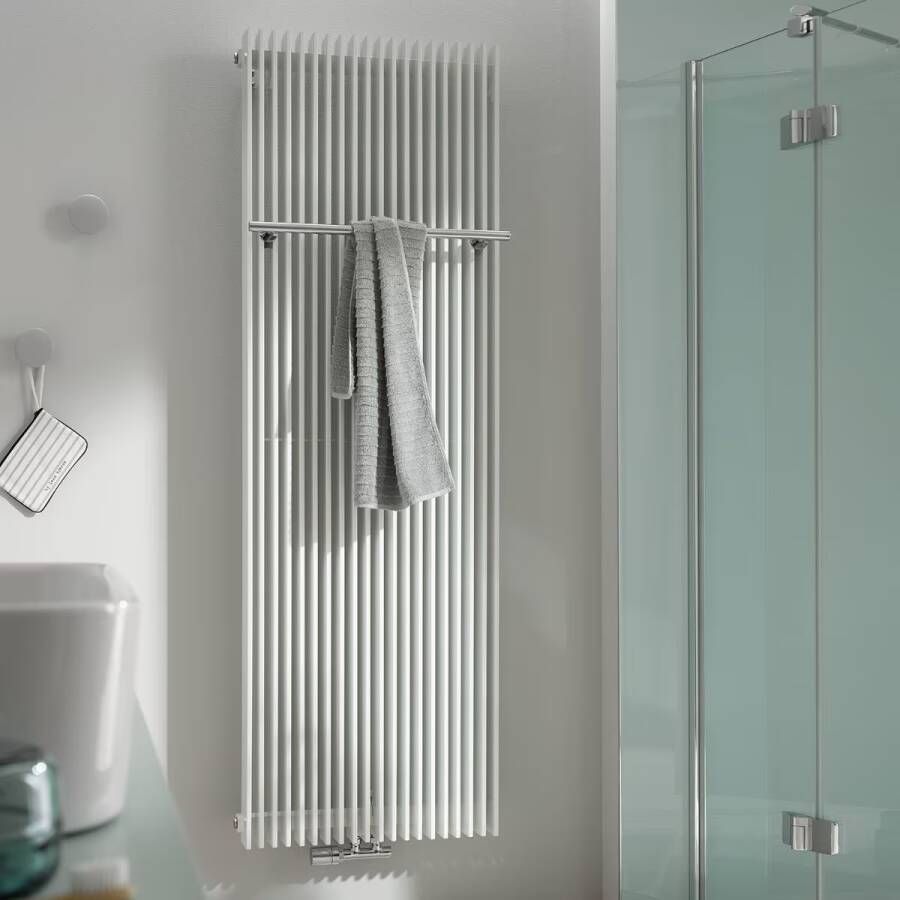 HSK Design Radiator Sky| 41.5x180 cm | CV | Midden aansluiting | 1328 watt | Wit