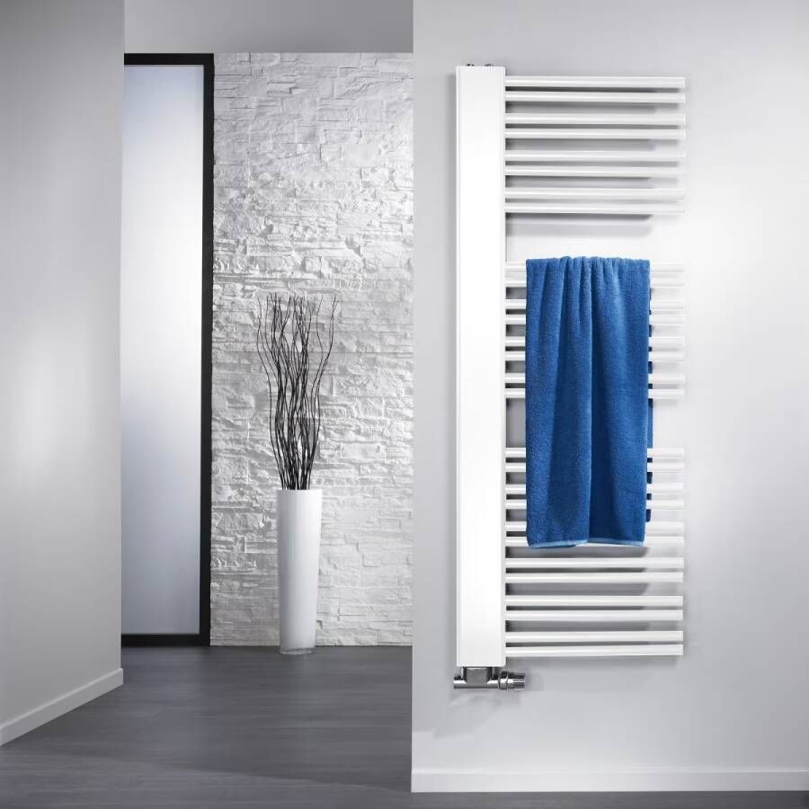HSK Design Radiator Softcube Plus| 61x121 cm | CV en of electrische werking | Links | 599 watt | Wit