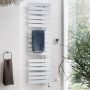 HSK Design radiator Yenga gevuld af fabriek | 60x182.4 cm | Met verwarmingselement 4 en afstandbediening | Wit - Thumbnail 1