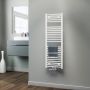 HSK Handdoekradiator Line | 60x157.5 cm | CV en of electrische werking | Wit - Thumbnail 1