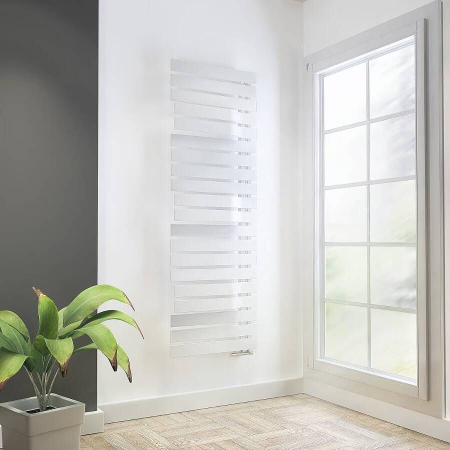 HSK Handdoekradiator Yenga | 60x174.2 cm | CV en of electrische werking | Wit