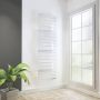 HSK Handdoekradiator Yenga | 60x174.2 cm | CV en of electrische werking | Wit - Thumbnail 1