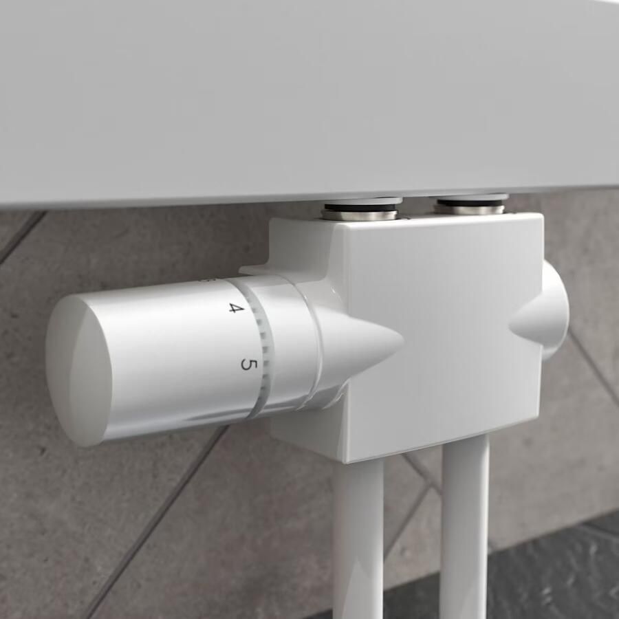 HSK compacte thermostaat midden aantsluiting wit - Foto 2