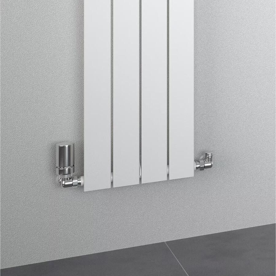 HSK Design Radiator Alto | 46.4x200 cm | CV radiator | Zij aansluiting | 1020 watt | Wit