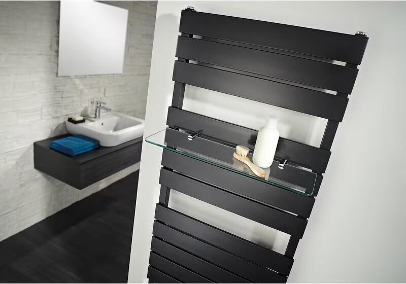 HSK Design Radiator Lavida| 55x112 cm | CV en of electrische werking | Zij aansluting | 568 watt | Antraciet