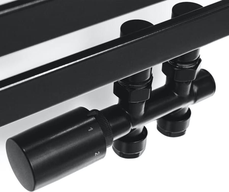 HSK Design Radiator Semprio | 60x152 cm | CV radiator | Midden aansluiting | 761 watt | Grafiet-zwart - Foto 3