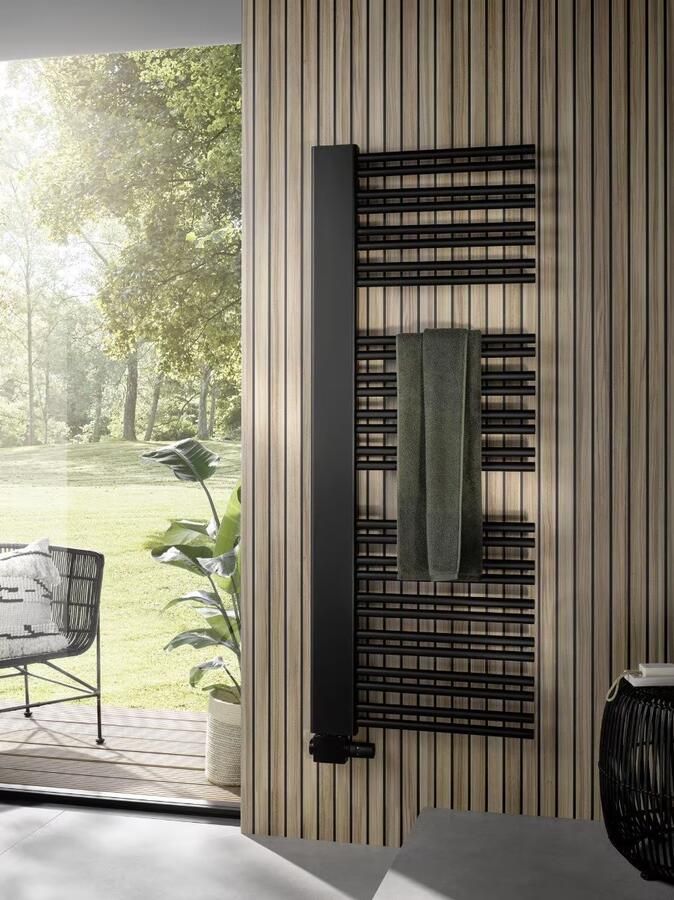 HSK Design Radiator Softcube Plus| 61x161 cm | CV en of electrische werking | Links | 819 watt | Antraciet