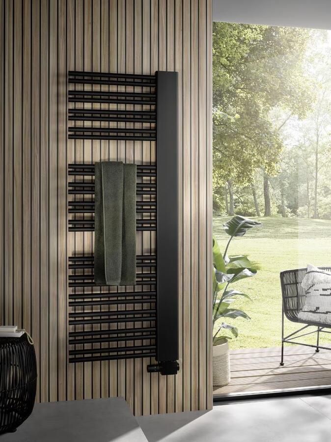 HSK Design Radiator Softcube Plus| 61x161 cm | CV en of electrische werking | Rechts | 819 watt | Antraciet