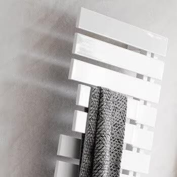 HSK Handdoekradiator Yenga | 60x121.4 cm | CV en of electrische werking | Wit - Foto 2