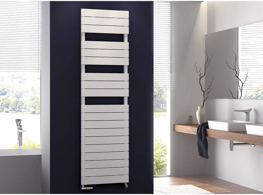 Instamat Badkamerradiator serie Deco-Light 127.7 x 60 cm incl. bevestigingsset wit