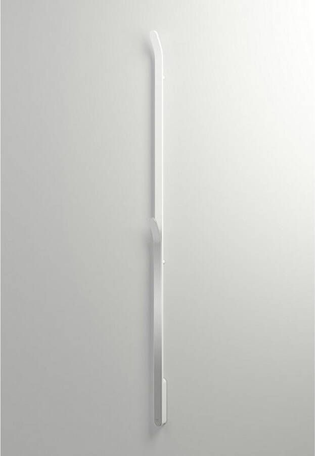 Instamat Elektrische handdoekradiator serie Arc 170 cm 34W geborsteld soft wit