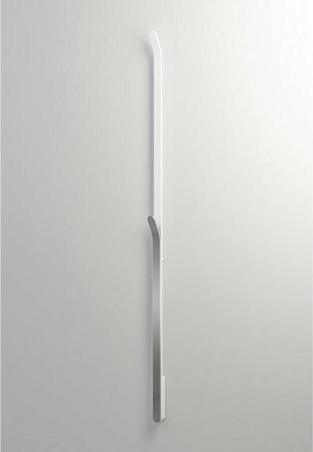 Instamat Elektrische handdoekradiator serie Arc 170 cm 34W gepolijst soft wit