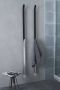 Instamat Elektrische handdoekradiator serie Arc 170 cm 34W gepolijst soft zwart - Thumbnail 1