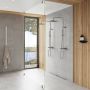 Instamat Elektrische handdoekradiator serie Arc 170 cm 34W soft wit soft wit - Thumbnail 1
