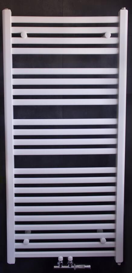 Instamat Badkamerradiator serie Calda 126.4 x 60 cm incl. bevestigingsset wit - Foto 3
