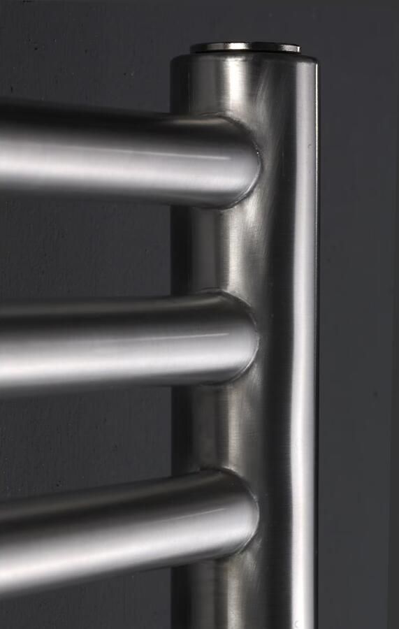 Instamat Badkamerradiator serie Inox Straight 149 x 50.5 cm incl. bevestigingsset geborsteld rvs look - Foto 2