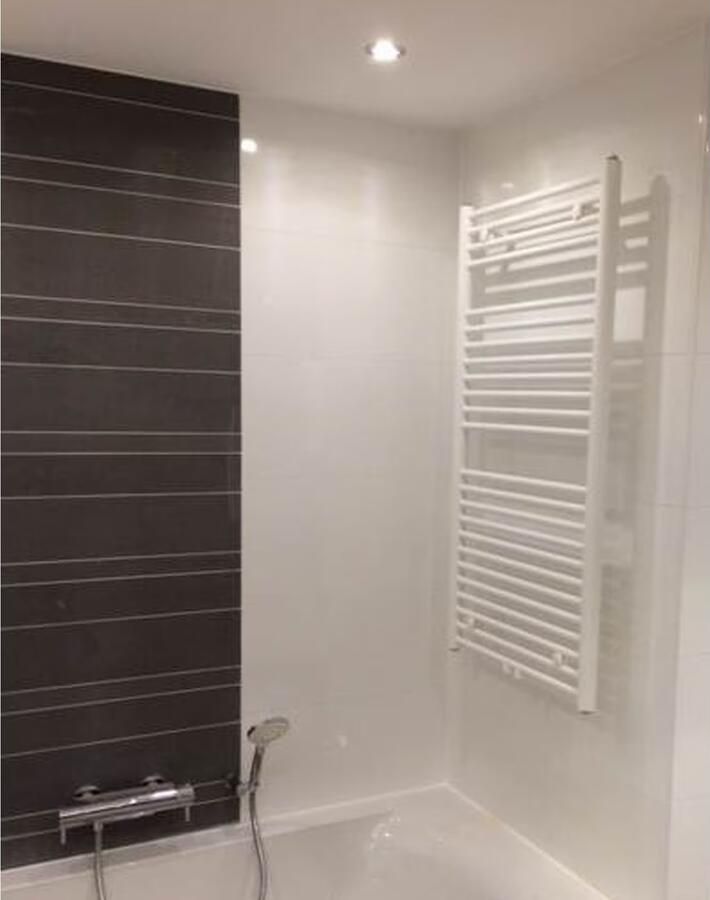 Instamat Badkamerradiator serie Nera 148 x 60 cm incl. bevestigingsset wit - Foto 3