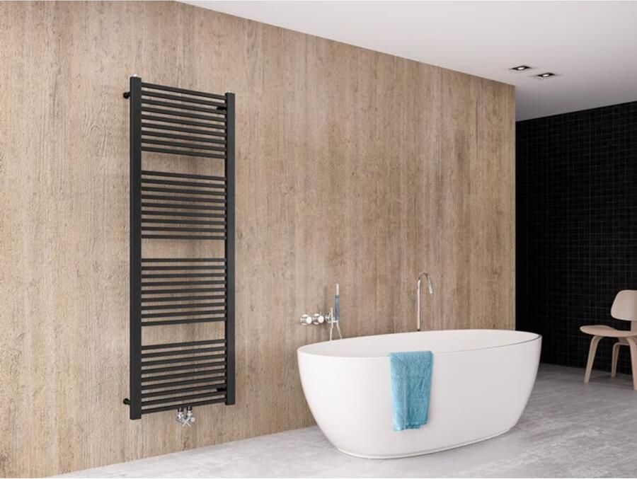 Instamat Badkamerradiator serie Rim 170 x 60 cm incl. bevestigingsset wit - Foto 2