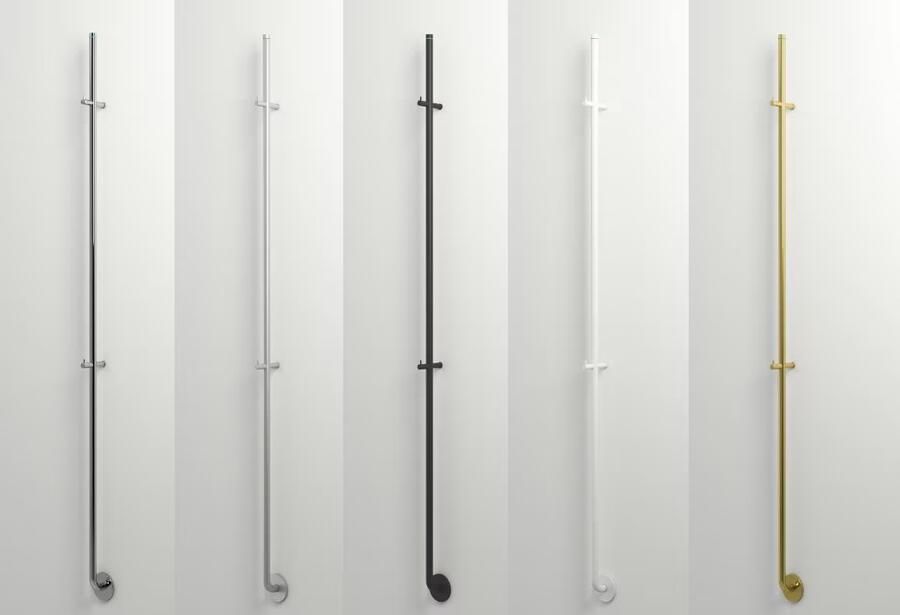 Instamat Elektrische handdoekwarmer serie Jay 29W 175 cm geborsteld brons - Foto 3