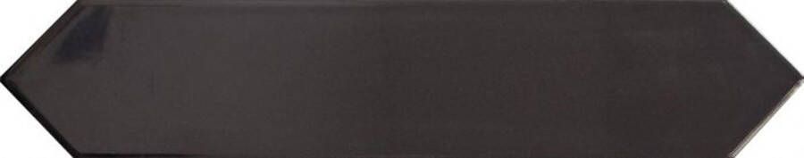 Cifre Ceramica wandtegel 6.5x33.2cm 8mm Zeshoek Antraciet glans SW07311325 - Foto 3
