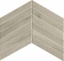 Fap Ceramiche Fapnest Silver Chevron 7 5x45 cm bruin grijs mat - Thumbnail 1