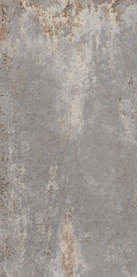 EnergieKer FlatIron Silver vloertegel beton look 30x60 cm zilver grijs mat