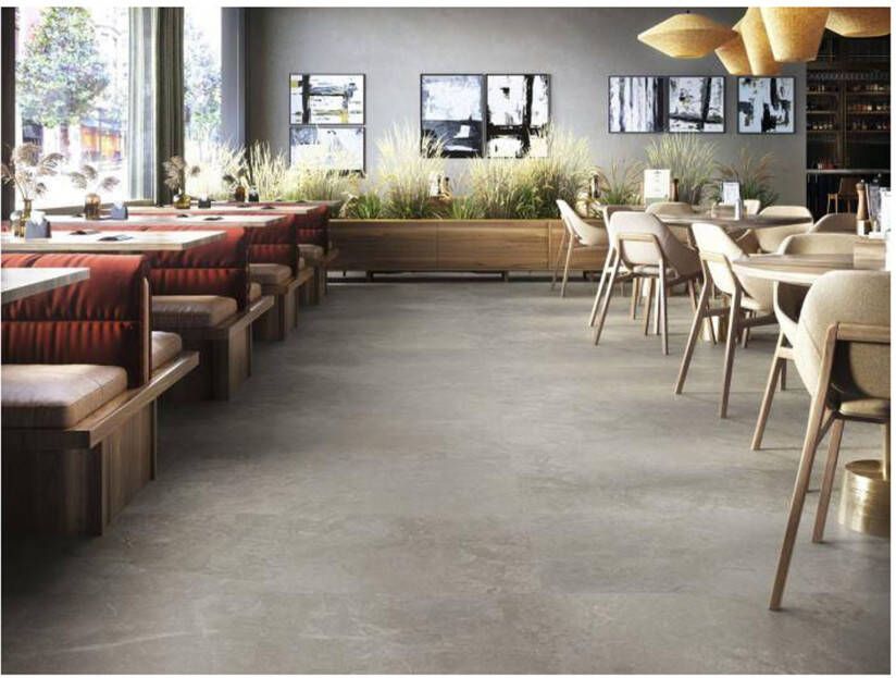 Baldocer Cerámica Storm Vloer- en wandtegel | 60x120 cm | Gerectificeerd | Marmerlook | Mat Grijs - Foto 2