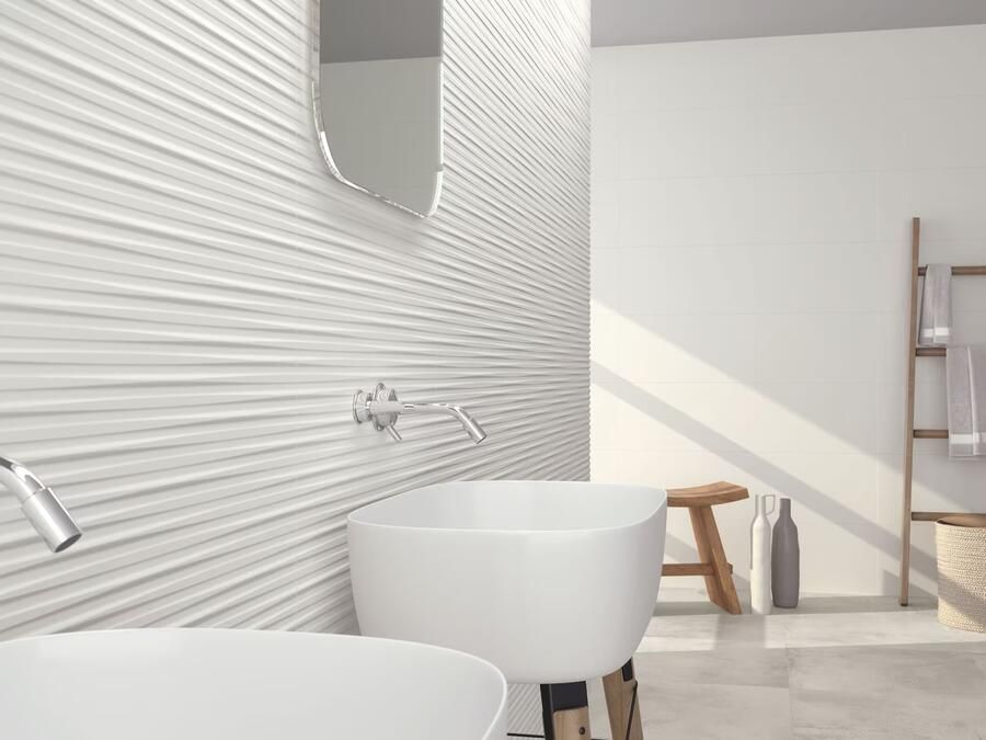 Baldocer Ceramica wandtegel 30x60cm 10mm Rechthoek gerectificeerd Wit mat SW07315105 - Foto 2