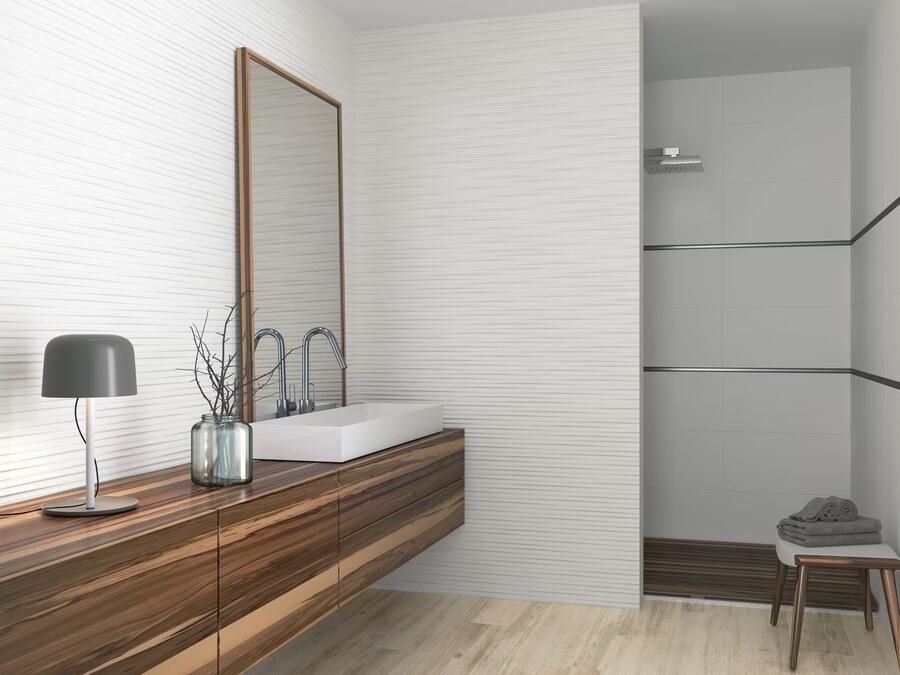 Baldocer Ceramica wandtegel 30x60cm 10mm Rechthoek gerectificeerd Wit mat SW07315105