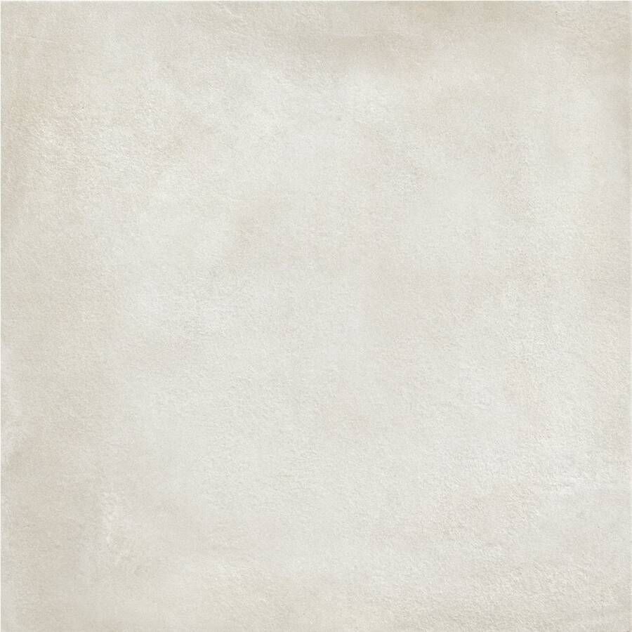 La Fenice Fattoamano Vloertegel | 90x90 cm | Gerectificeerd | Betonlook | Mat Wit