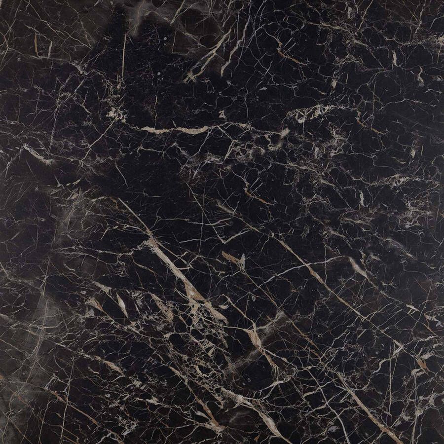 Marazzi Allmarble Saint Laurent Lux vloertegel marmer look 60x60 cm zwart glans
